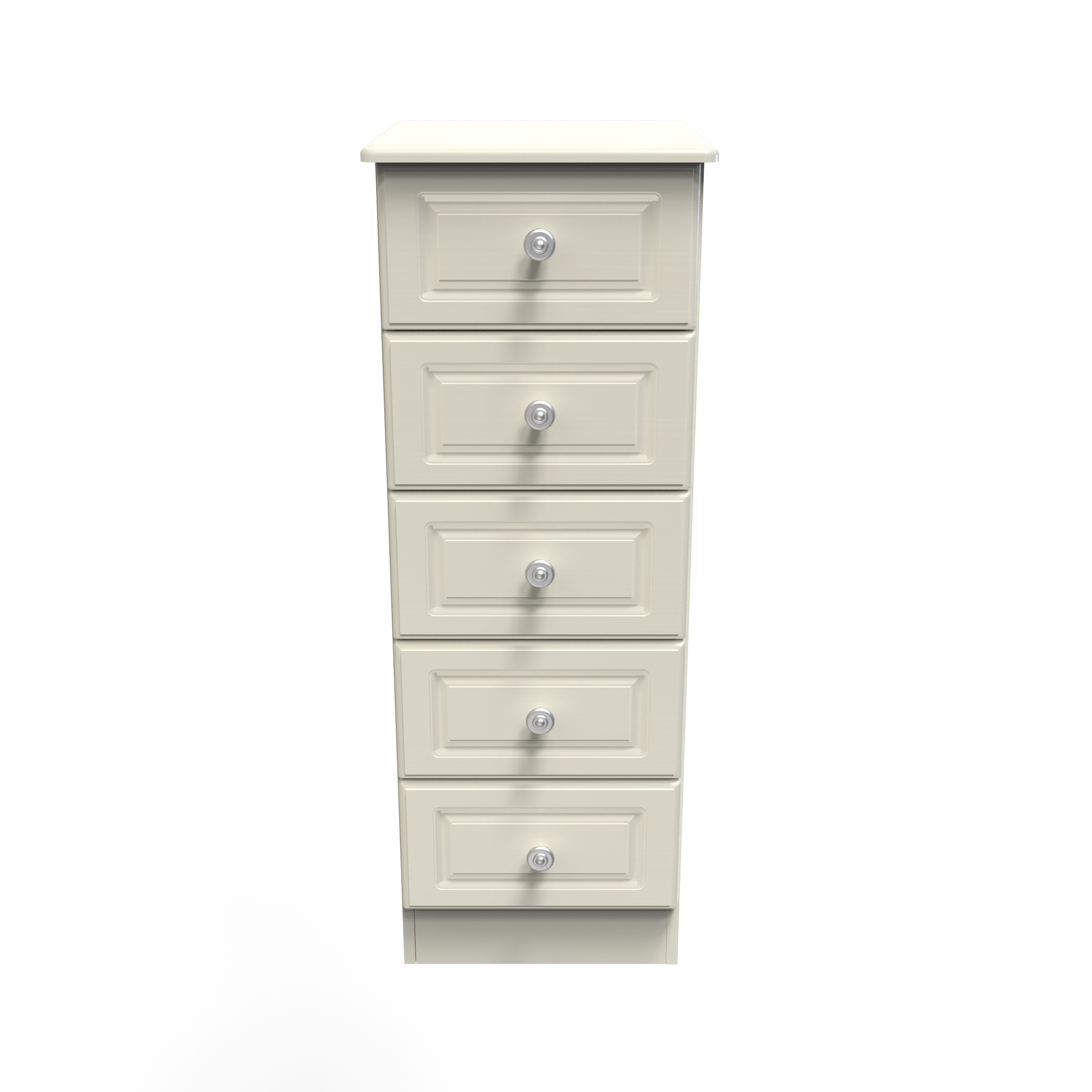 Pembray Cream 5 Drawer Chest - Tel: 01495 224893